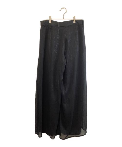 HARE（ハレ）HARE (ハレ) シアーレイヤードパンツ ブラック サイズ:Mの古着・服飾アイテム