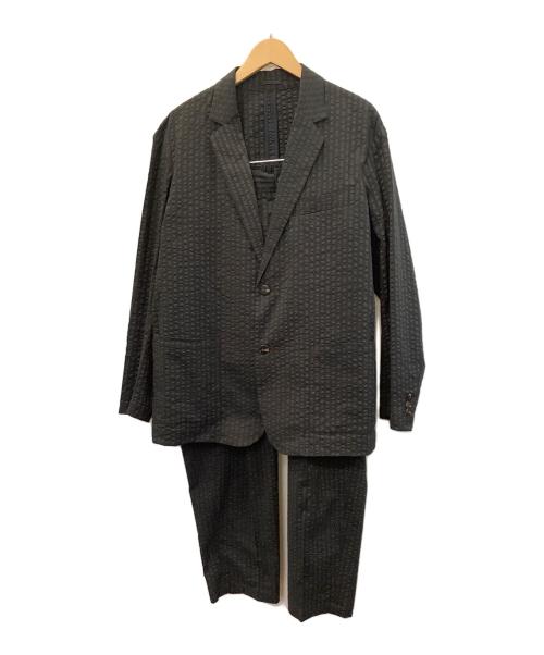 BEAMS Lights（ビームスライト）BEAMS Lights (ビームスライト) シアサッカーセットアップ グレー サイズ:Lの古着・服飾アイテム