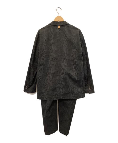 BEAMS Lights（ビームスライト）BEAMS Lights (ビームスライト) シアサッカーセットアップ グレー サイズ:Lの古着・服飾アイテム