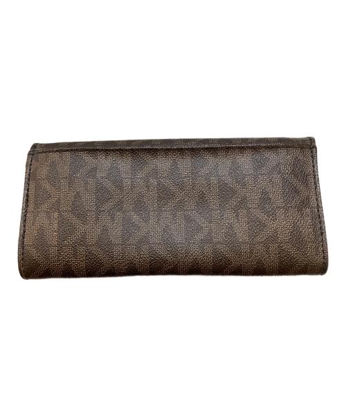 MICHAEL KORS（マイケル・コース）MICHAEL KORS (マイケル・コース) 長財布 ブラウンの古着・服飾アイテム