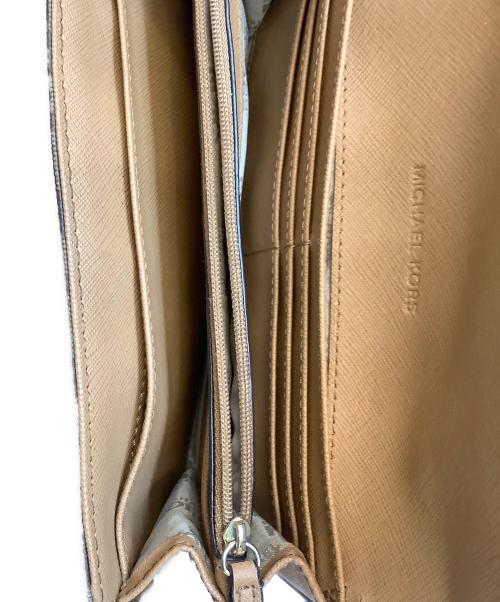 MICHAEL KORS（マイケル・コース）MICHAEL KORS (マイケル・コース) 長財布 ブラウンの古着・服飾アイテム