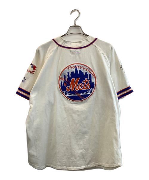 STARTER（スターター）STARTER (スターター) ゲームシャツ ホワイト×ブルー サイズ:XLの古着・服飾アイテム