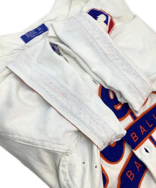 STARTER（スターター）STARTER (スターター) ゲームシャツ ホワイト×ブルー サイズ:XLの古着・服飾アイテム