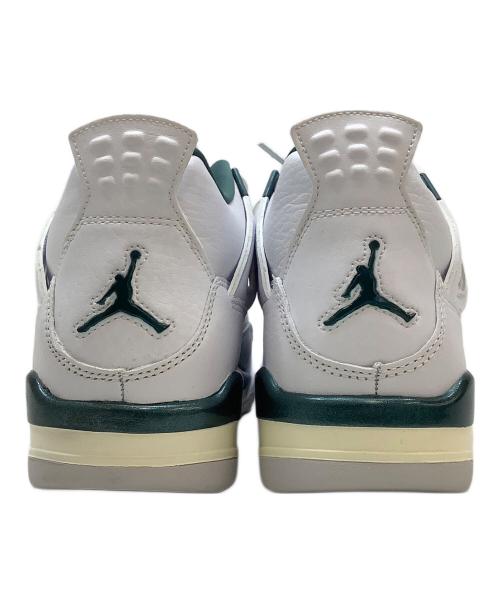NIKE（ナイキ）NIKE (ナイキ) AIR JORDAN 4 RETRO ホワイト×グリーン サイズ:24の古着・服飾アイテム