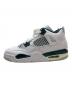 NIKE (ナイキ) AIR JORDAN 4 RETRO ホワイト×グリーン サイズ:24：10000円