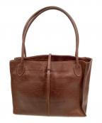 gentenゲンテン）の古着「レザートートバッグ」｜ブラウン
