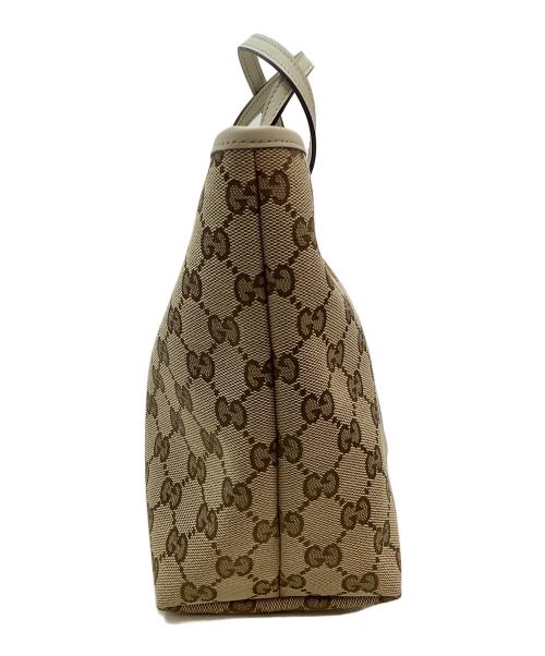GUCCI（グッチ）GUCCI (グッチ) ハンドバッグ ベージュの古着・服飾アイテム