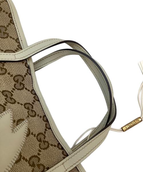 GUCCI（グッチ）GUCCI (グッチ) ハンドバッグ ベージュの古着・服飾アイテム