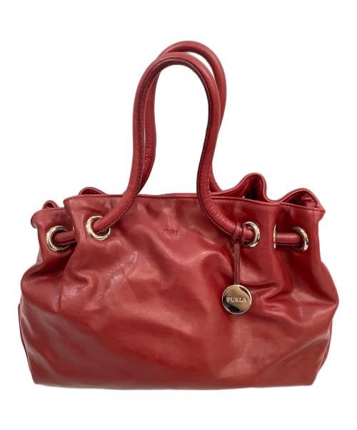 FURLA（フルラ）FURLA (フルラ) ハンドバッグ レッドの古着・服飾アイテム