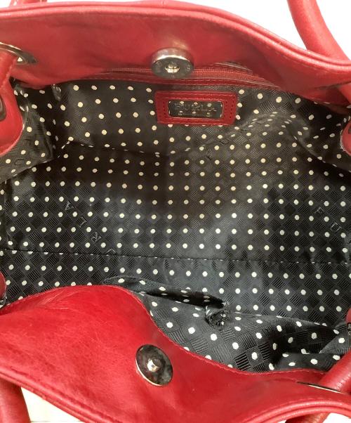 FURLA（フルラ）FURLA (フルラ) ハンドバッグ レッドの古着・服飾アイテム