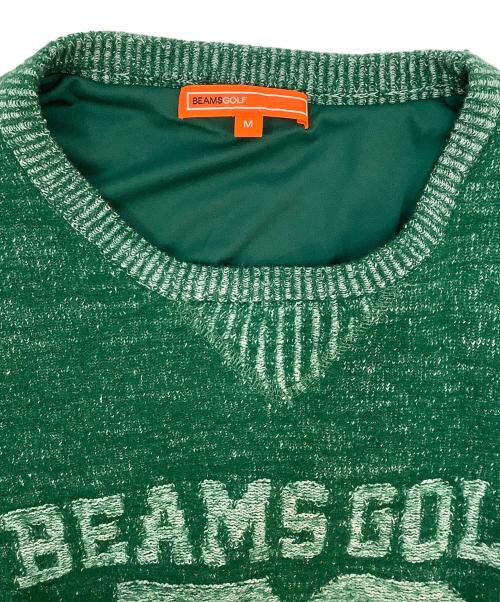 BEAMS GOLF（ビームスゴルフ）BEAMS GOLF (ビームスゴルフ) ニット グリーン サイズ:Mの古着・服飾アイテム