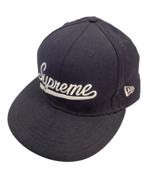 SUPREME（シュプリーム）SUPREME (シュプリーム) New Era (ニューエラ) キャップ ネイビーの古着・服飾アイテム