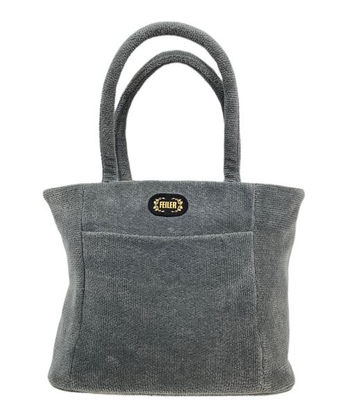 FEILER（フェイラー）FEILER (フェイラー) ハンドバッグ グレーの古着・服飾アイテム
