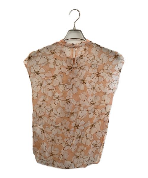 TOMORROW LAND collection（トゥモローランドコレクション）TOMORROW LAND collection (トゥモローランドコレクション) フラワープリントブラウス オレンジ サイズ:36の古着・服飾アイテム