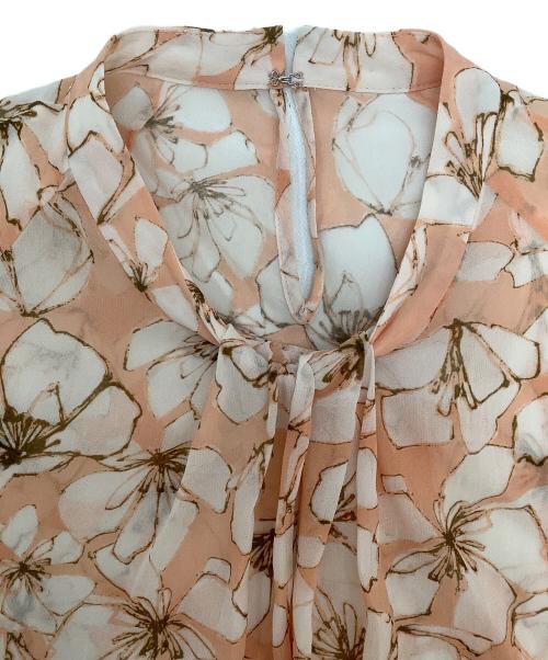 TOMORROW LAND collection（トゥモローランドコレクション）TOMORROW LAND collection (トゥモローランドコレクション) フラワープリントブラウス オレンジ サイズ:36の古着・服飾アイテム