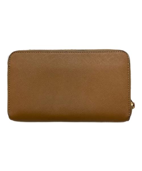 TORY BURCH（トリーバーチ）TORY BURCH (トリーバーチ) ラウンドファスナー財布 ブラウンの古着・服飾アイテム