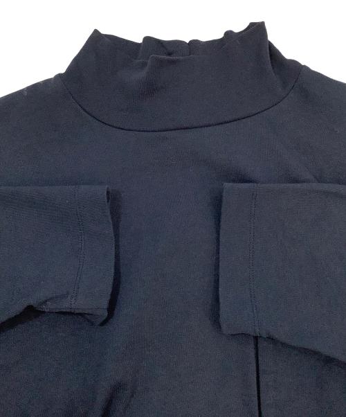 My Beautiful Landlet（マイビューティフルランドレット）My Beautiful Landlet (マイビューティフルランドレット) ハイネックＴシャツ ネイビーの古着・服飾アイテム