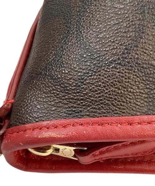 COACH（コーチ）COACH (コーチ) ショルダーバッグ レッド×ブラウンの古着・服飾アイテム