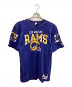 Championチャンピオン）の古着「フットボールTシャツ」｜ブルー