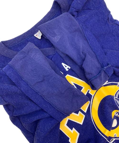 Champion（チャンピオン）Champion (チャンピオン) フットボールTシャツ ブルー サイズ:Mの古着・服飾アイテム