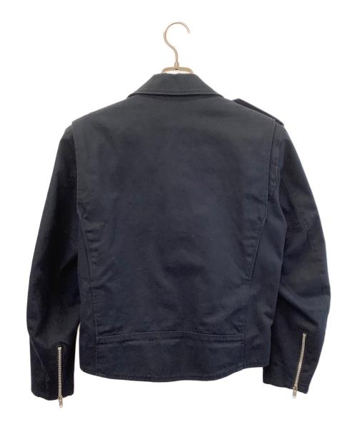 Schott（ショット）Schott (ショット) コットンダブルライダースジャケット ネイビー サイズ:38の古着・服飾アイテム