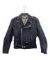 Schott（ショット）の古着「コットンダブルライダースジャケット」｜ネイビー