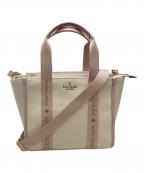 Kate Spadeケイトスペード）の古着「キャンバススモールトート」｜ピンク