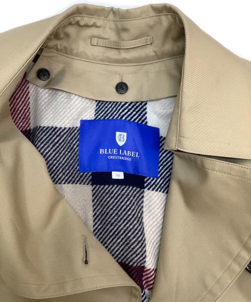 BLUE LABEL CRESTBRIDGE（ブルーレーベルクレストブリッジ）BLUE LABEL CRESTBRIDGE (ブルーレーベルクレストブリッジ) ライナー付トレンチコート ベージュ サイズ:38の古着・服飾アイテム