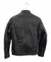 Schott (ショット) シングルライダースジャケット ブラック サイズ:34：27000円