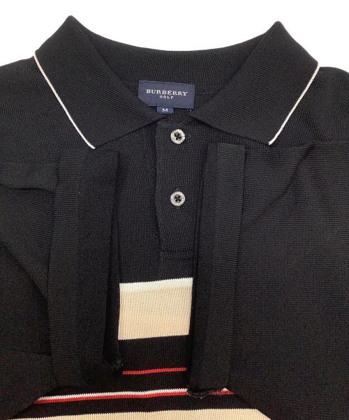 BURBERRY GOLF（バーバリーゴルフ）BURBERRY GOLF (バーバリーゴルフ) ゴルフウェア(トップス) ブラック サイズ:Mの古着・服飾アイテム