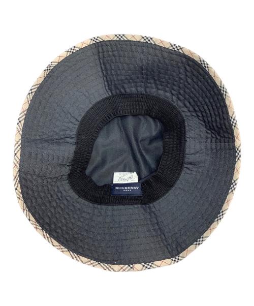BURBERRY GOLF（バーバリーゴルフ）BURBERRY GOLF (バーバリーゴルフ) バケットハット ブラックの古着・服飾アイテム