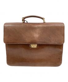 JIL SANDER（ジルサンダー）の古着「ビジネスバッグ」｜ブラウン
