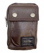 PORTERポーター）の古着「ポーチ」｜ブラウン