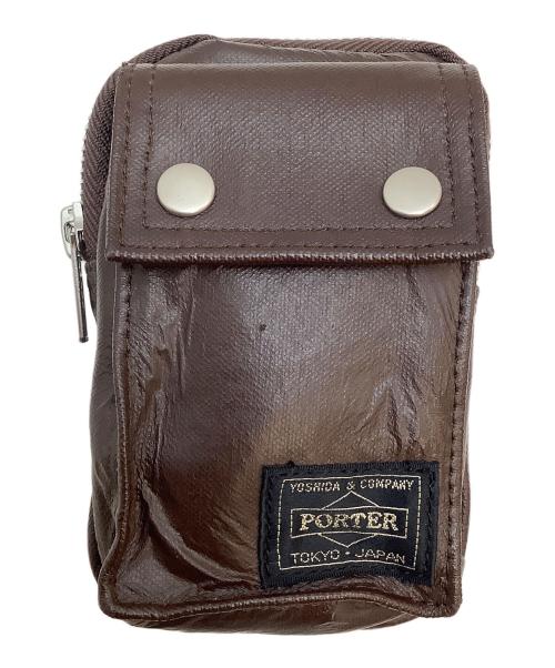 PORTER（ポーター）PORTER (ポーター) ポーチ ブラウンの古着・服飾アイテム