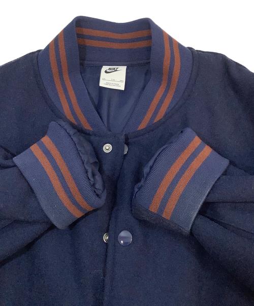 NIKE（ナイキ）NIKE (ナイキ) バーシティジャケット ネイビー サイズ:2XLの古着・服飾アイテム