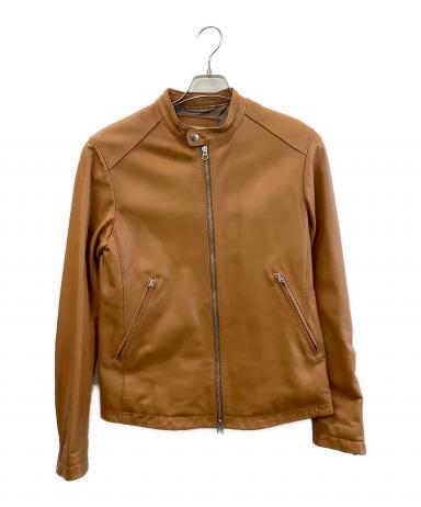 希少✨BEAUTY&YOUTH 羊革ライダースジャケット　キャメル　S 1024006555103028_01_6168w.jpeg
