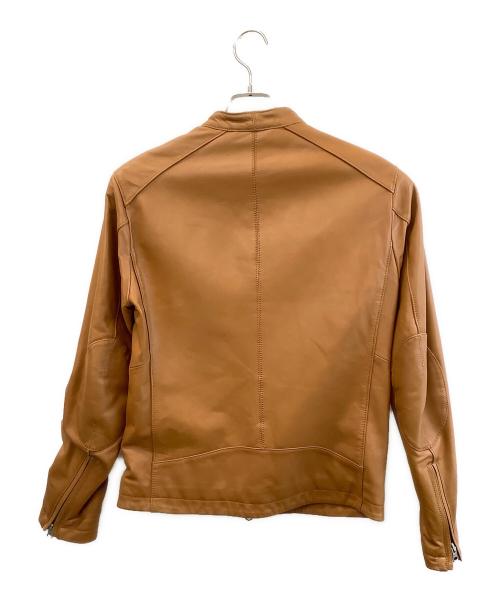 BEAUTY&YOUTH UNITED ARROWS（ビューティーアンドユースユナイテッドアローズ）BEAUTY&YOUTH UNITED ARROWS (ビューティーアンドユースユナイテッドアローズ) シングルライダースジャケット キャメル サイズ:Mの古着・服飾アイテム