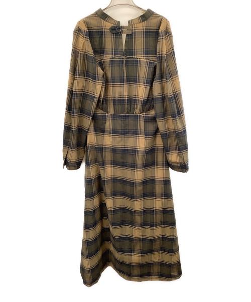 moussy（マウジー）moussy (マウジー) TARTAN CHECK DRESS ベージュ サイズ:SIZE 2の古着・服飾アイテム