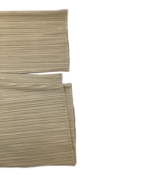 PLEATS PLEASE（プリーツプリーズ）PLEATS PLEASE (プリーツプリーズ) プリーツラップパンツ ベージュ サイズ:5の古着・服飾アイテム