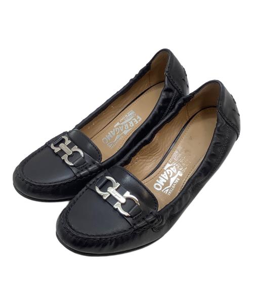 Salvatore Ferragamo（サルヴァトーレ フェラガモ）Salvatore Ferragamo (サルヴァトーレ フェラガモ) パンプス ブラック サイズ:7の古着・服飾アイテム