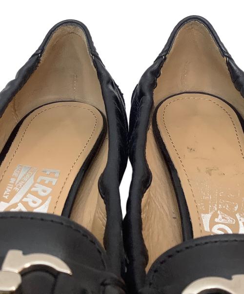 Salvatore Ferragamo（サルヴァトーレ フェラガモ）Salvatore Ferragamo (サルヴァトーレ フェラガモ) パンプス ブラック サイズ:7の古着・服飾アイテム