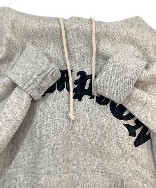 Champion REVERSE WEAVE（チャンピオン リバース ウィーブ）Champion REVERSE WEAVE (チャンピオン リバース ウィーブ) プルオーバーパーカー グレー サイズ:Mの古着・服飾アイテム