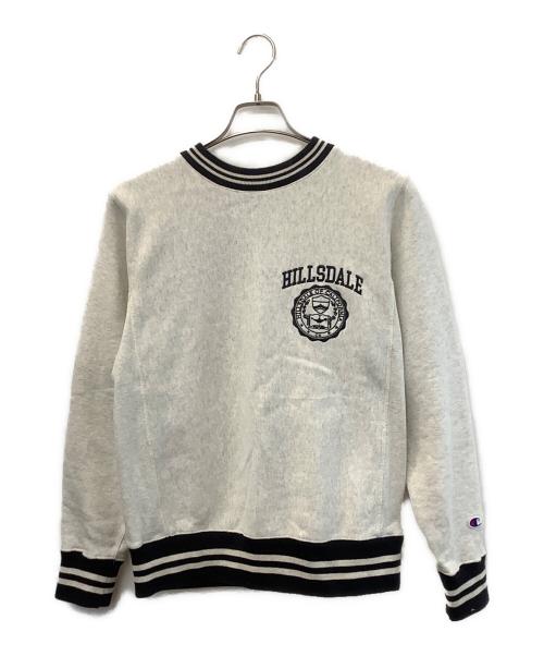 Champion REVERSE WEAVE（チャンピオン リバース ウィーブ）Champion REVERSE WEAVE (チャンピオン リバース ウィーブ) クルーネックスウェット グレー サイズ:Mの古着・服飾アイテム