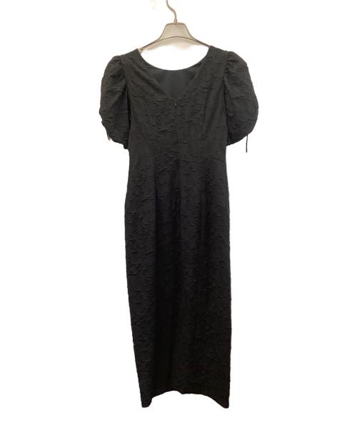 COCODEAL（ココディール）COCODEAL (ココディール) ジャカードボリュームスリーブワンピース ブラック サイズ:1の古着・服飾アイテム