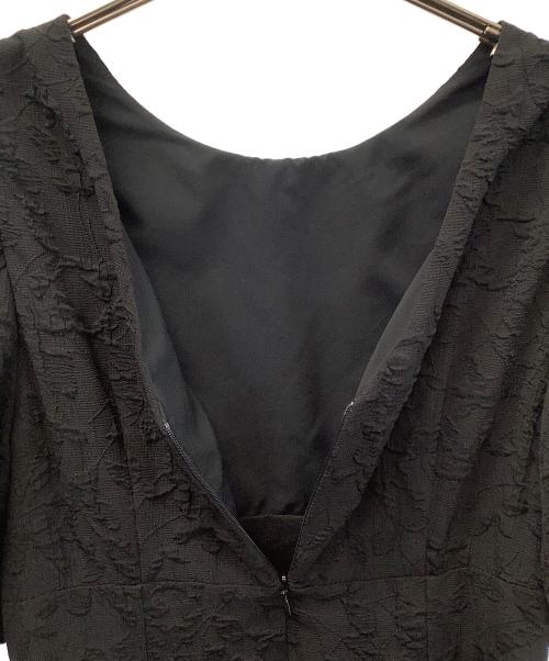 COCODEAL（ココディール）COCODEAL (ココディール) ジャカードボリュームスリーブワンピース ブラック サイズ:1の古着・服飾アイテム