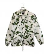 VANSヴァンズ）の古着「コーチジャケット」｜ホワイト×グリーン