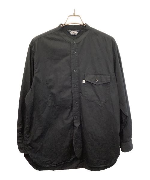 KONECO（コネーソ）KONECO (コネーソ) バンドカラーシャツ ブラック サイズ:Mの古着・服飾アイテム