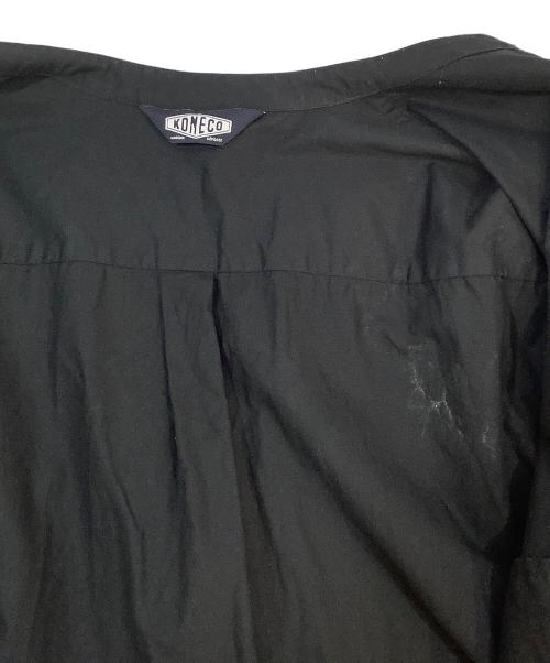 KONECO（コネーソ）KONECO (コネーソ) バンドカラーシャツ ブラック サイズ:Mの古着・服飾アイテム