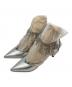 JIMMY CHOO (ジミーチュウ) ヒールサンダル シルバー サイズ:23：18000円