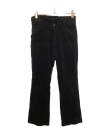 GEN IZAWA（ゲンイザワ）の古着「コーデュロイパンツ」｜ブラック
